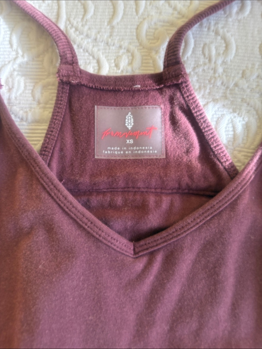 FP Movement by Free People Burgundy jumper.